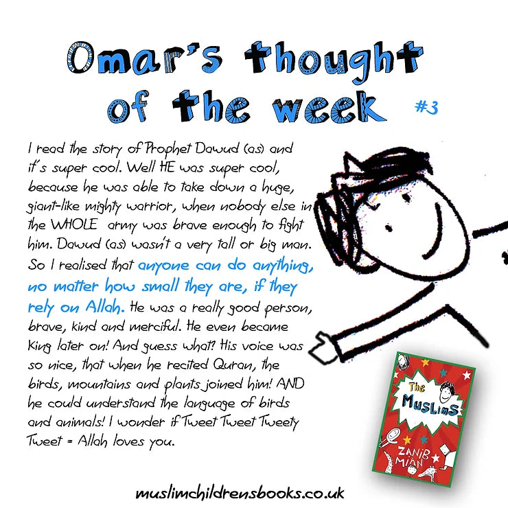 Omar's thoughts: you can do anything, even if you're small.